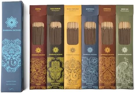 Jembrana Incense Sticks Mix 6 Scents 144 Total