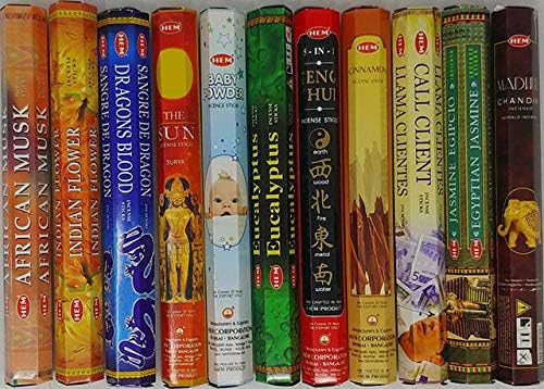 HEM Incense - 12 Box Variety Pack 240 Sticks