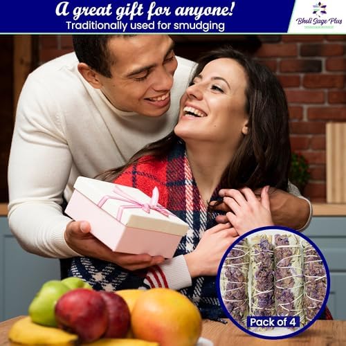 Lavender White Sage Incense Sticks for Cleansing and Calming