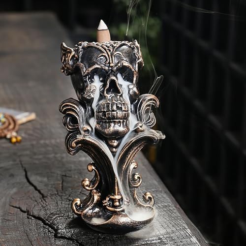 Comeon Backflow Incense Burner Skull Design