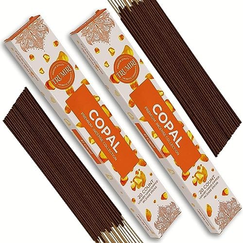 TRUMIRI Copal Incense Sticks - 40 Sticks Dual Pack