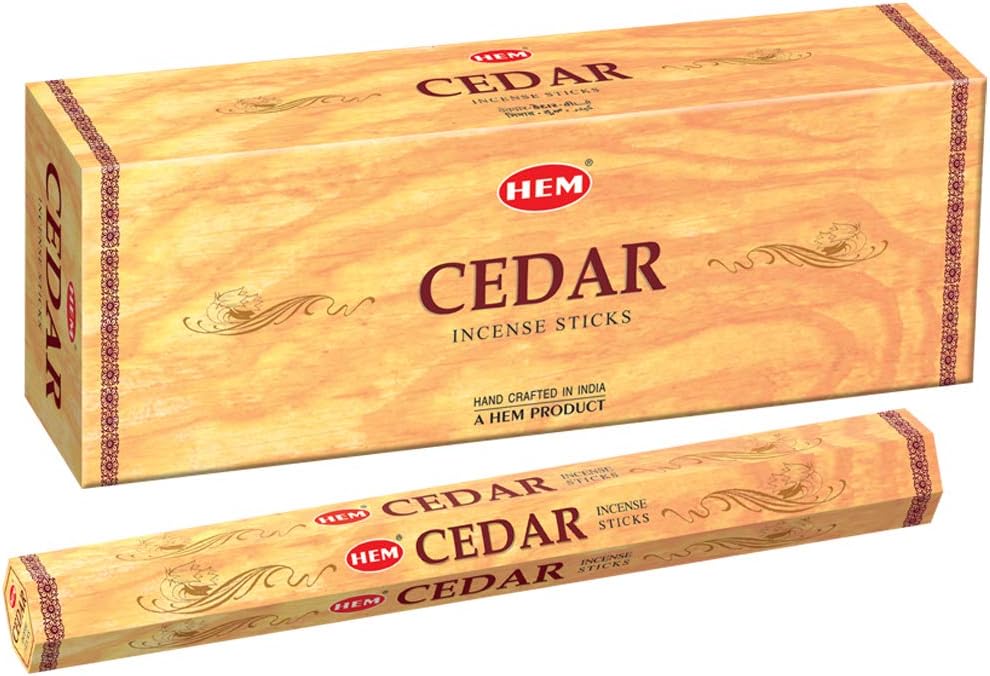 HEM Cedar Incense Sticks 120 Count Pack