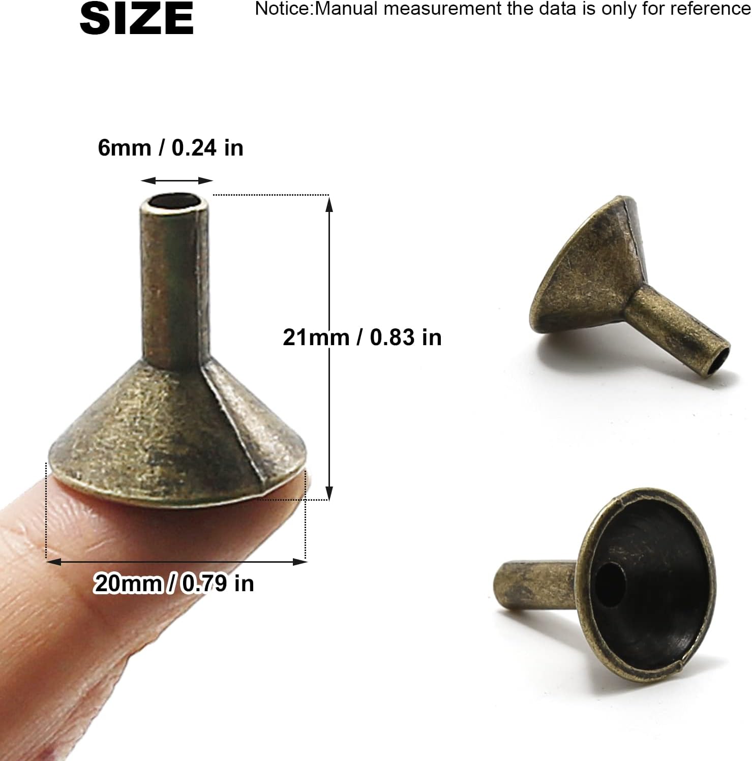 50PCS Metal Incense Stick Funnel Holder Rack Base Waterfall Burner