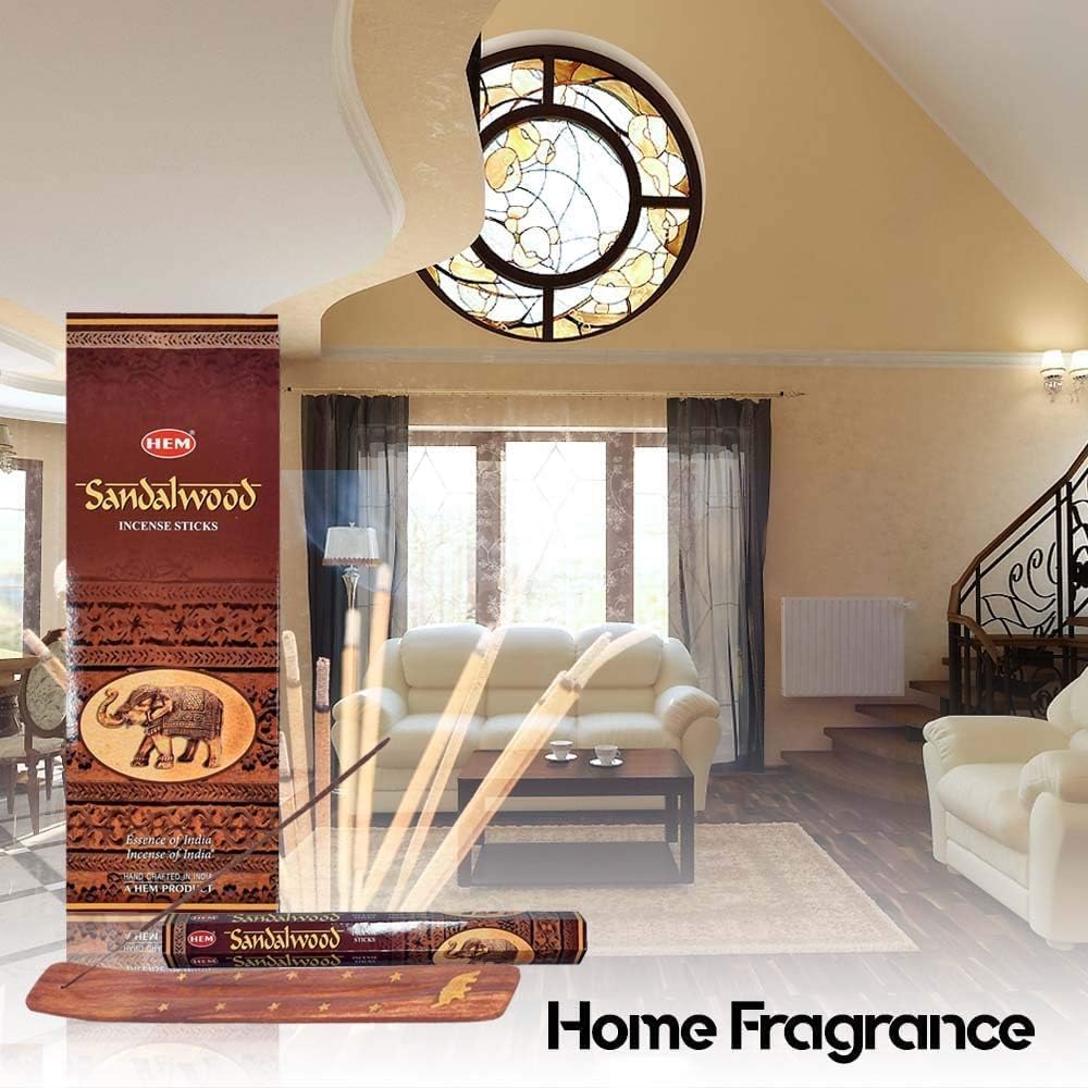 Hem Saffron Incense Sticks 120 Sticks 6 Boxes 9 Inches Long 20g per Box