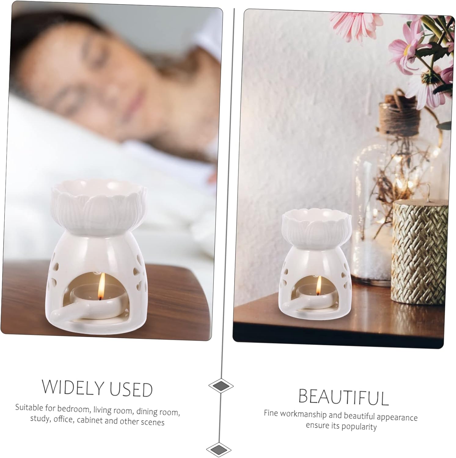 Retro Ceramic Tealight Candle Holder Scent Diffuser