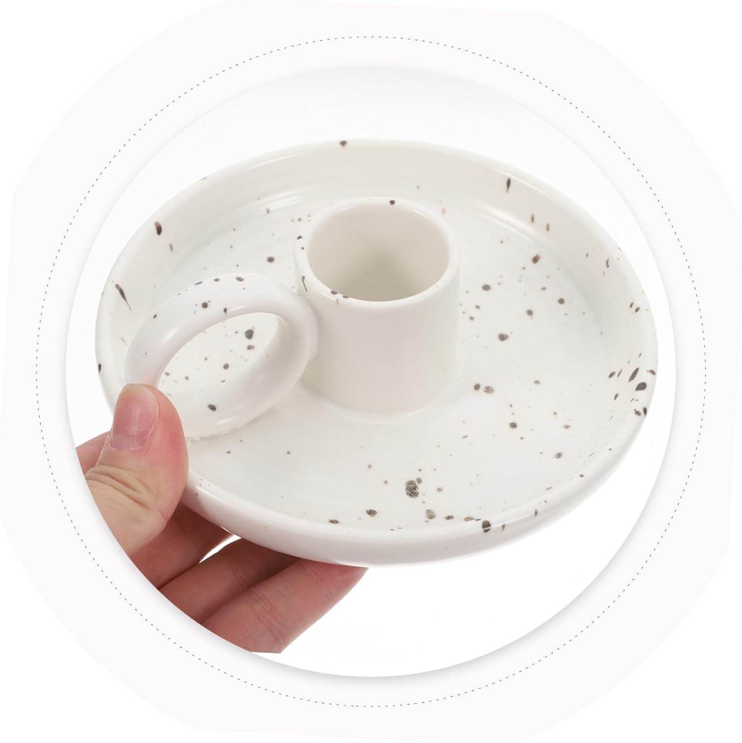 Ceramic Incense Holder and Smudge Bowl with Handle