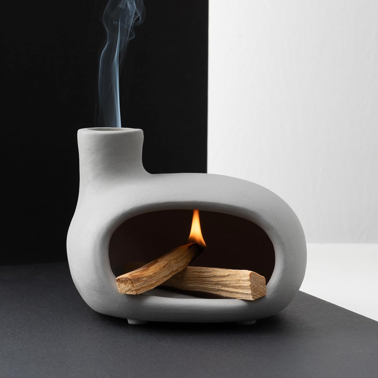 Modern Terracotta Palo Santo Holder Incense Burner