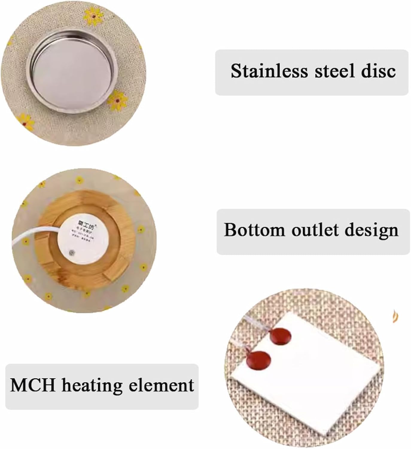Electric Resin Burner with Timer for Home and Office Use