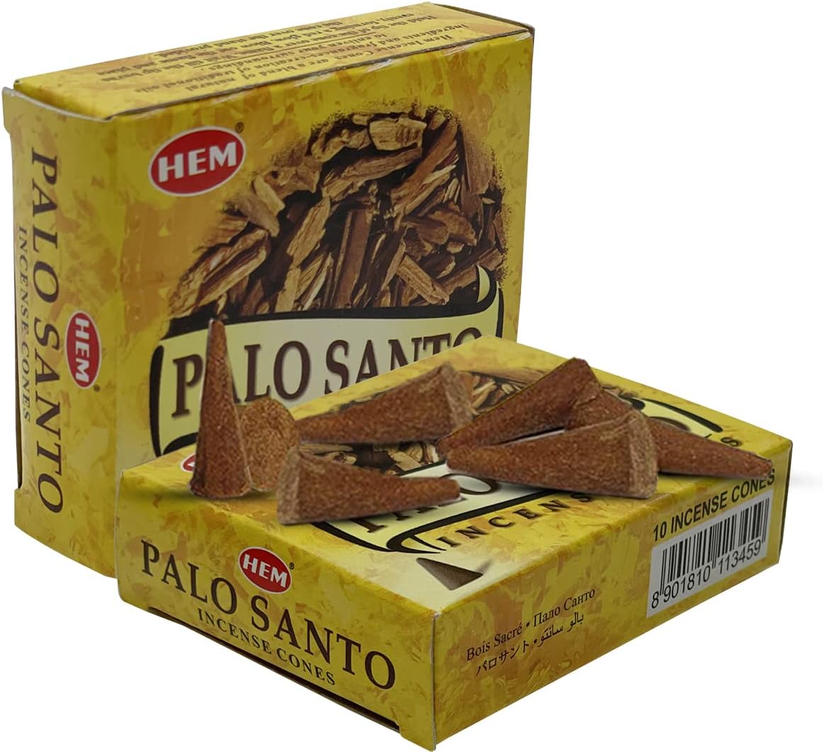 TRUMIRI Palo Santo Incense Cones and Burner Holder Bundle