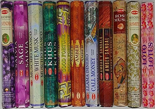 HEM Incense - 12 Box Variety Pack 240 Sticks