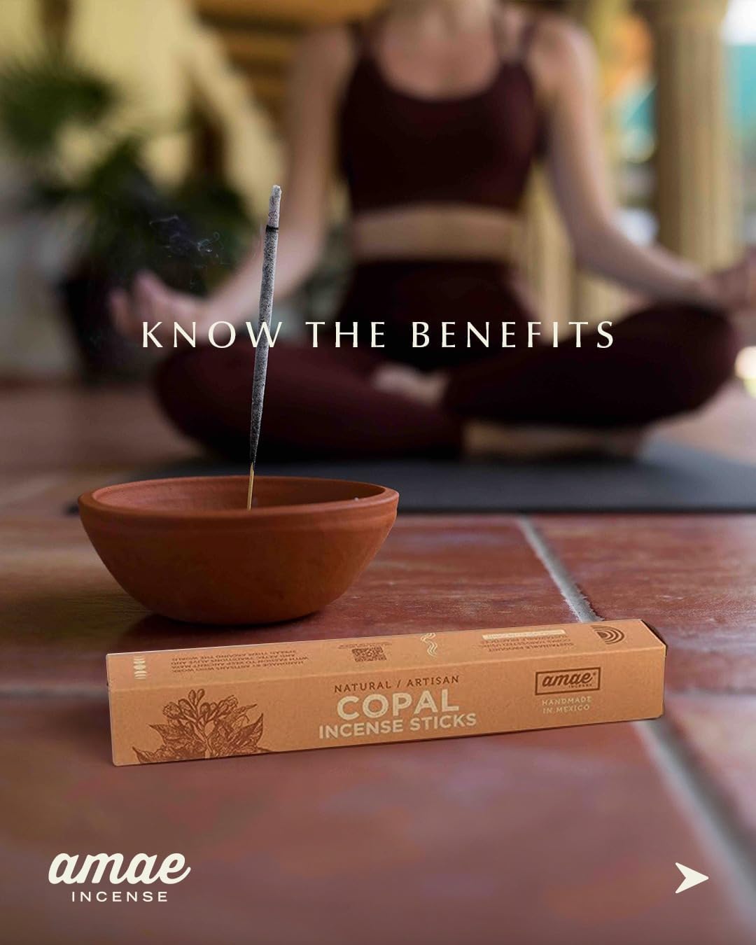 Amae Incense Copal Mexican 20 Sticks Premium
