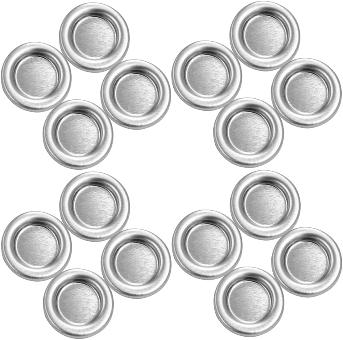 20pcs Metal Incense Burner Bowl Holder Aluminum Alloy Aromatherapy Tray