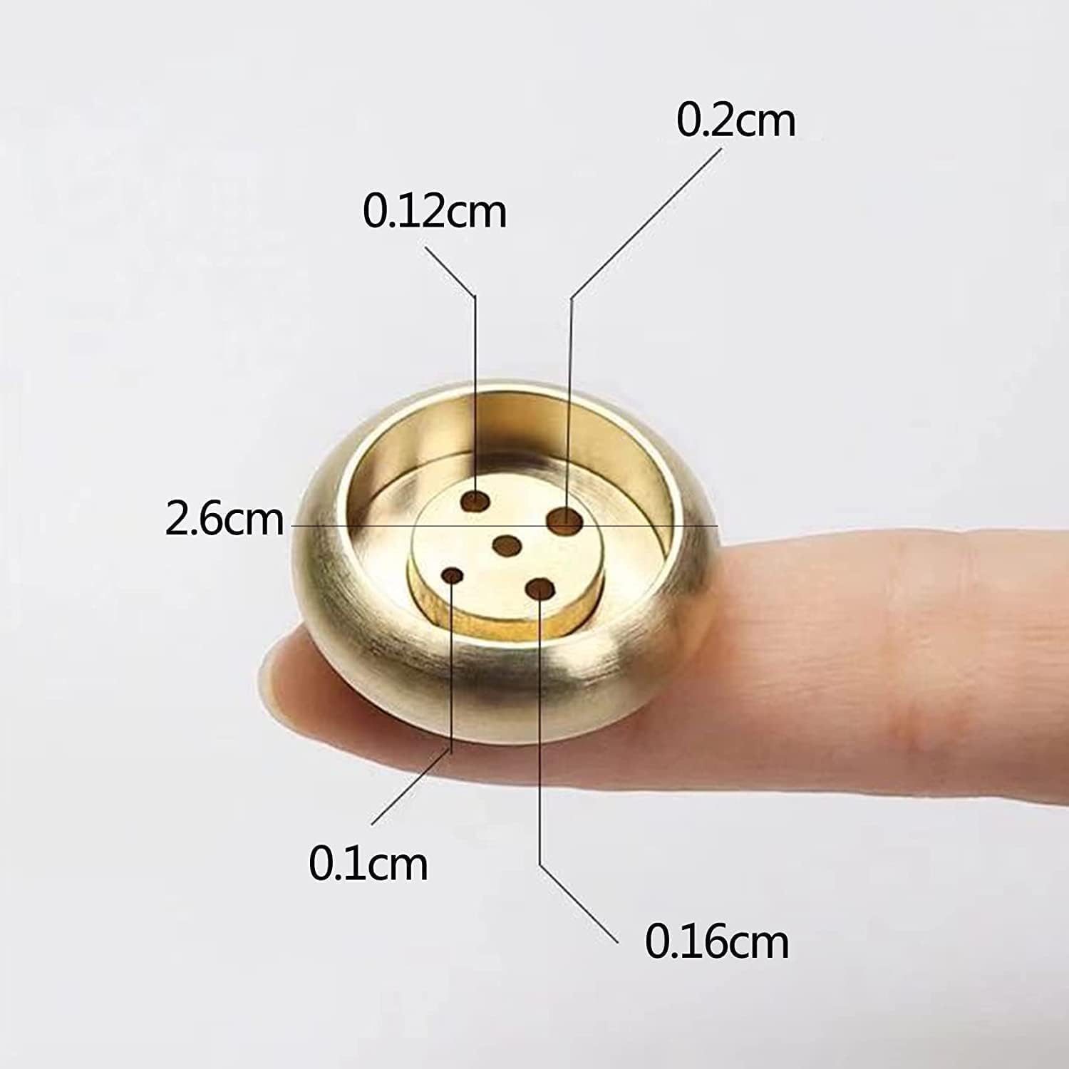 Jowxsx Brass Incense Holder for Sticks Coils Cones