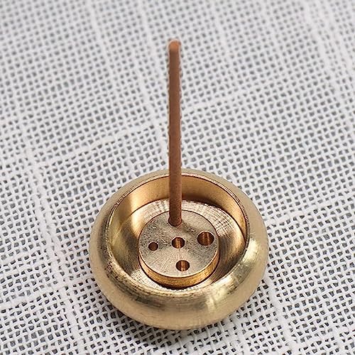 Jowxsx Brass Incense Holder for Sticks Coils Cones