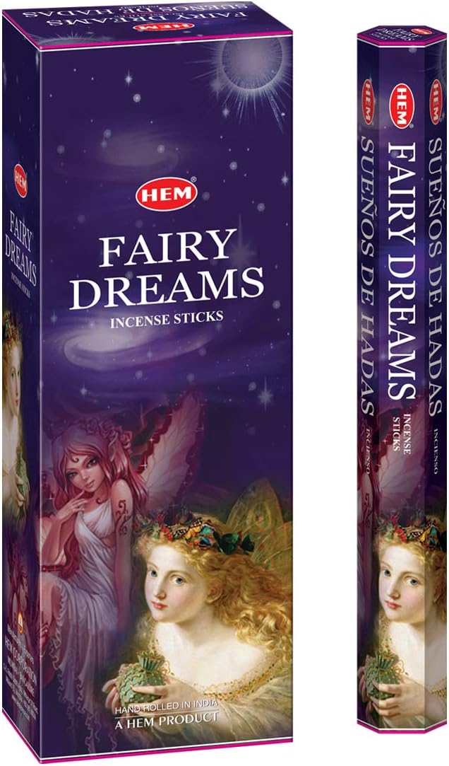 HEM Fairy Dreams Incense Sticks 120 Sticks 6x20g Boxes 9 In Long