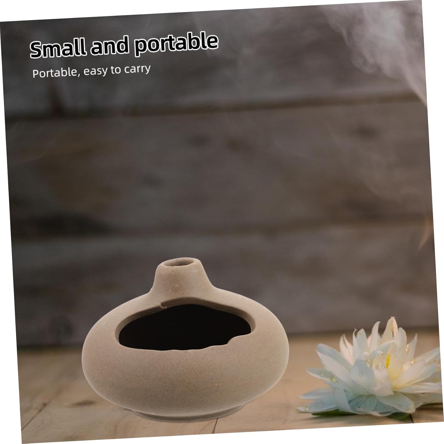 Ceramic Incense Bowl Handmade Porcelain Candle Holder