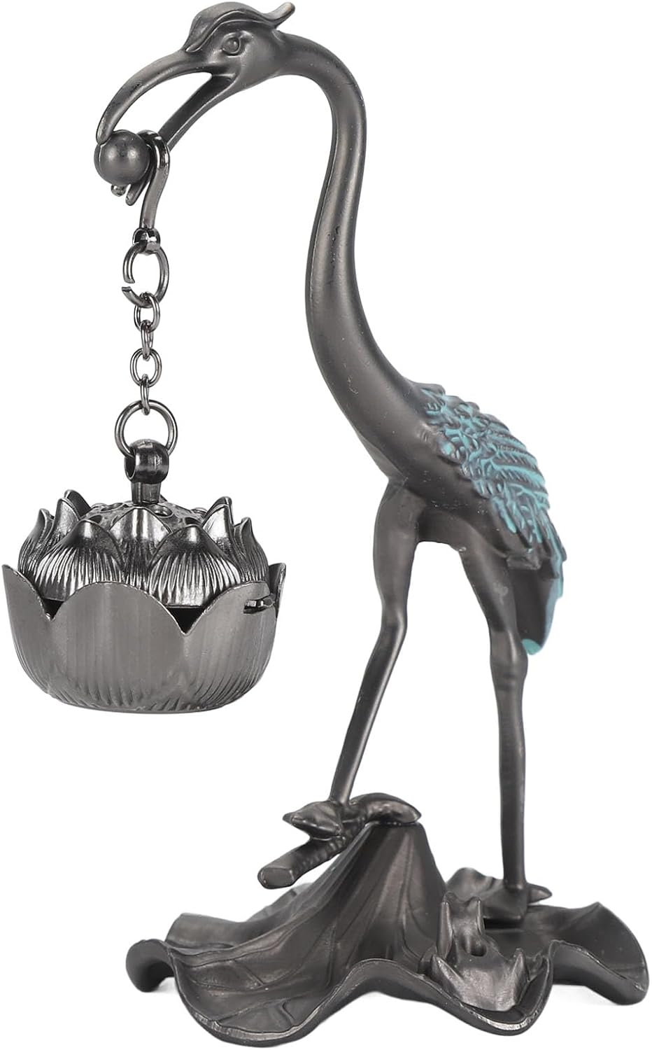 Zizev Incense Holder Crane Hanging Aromatherapy Stand