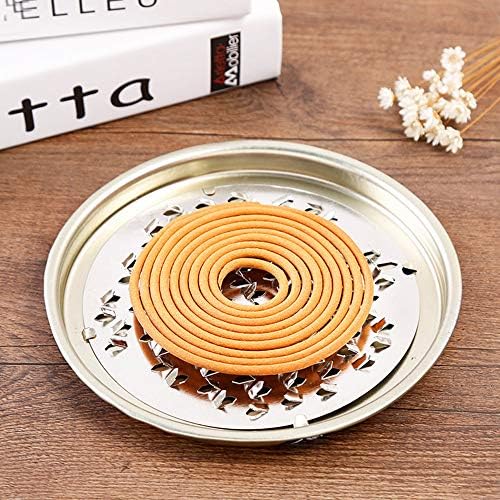 4 Pack Mosquito Coil Holder with Cover for Outdoor Use