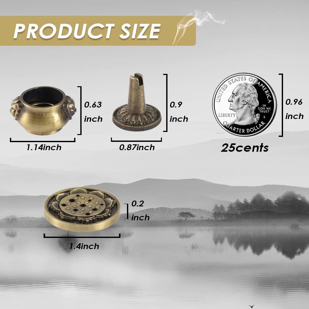 Bronze Incense Burner with 3 Styles for Joss Sticks