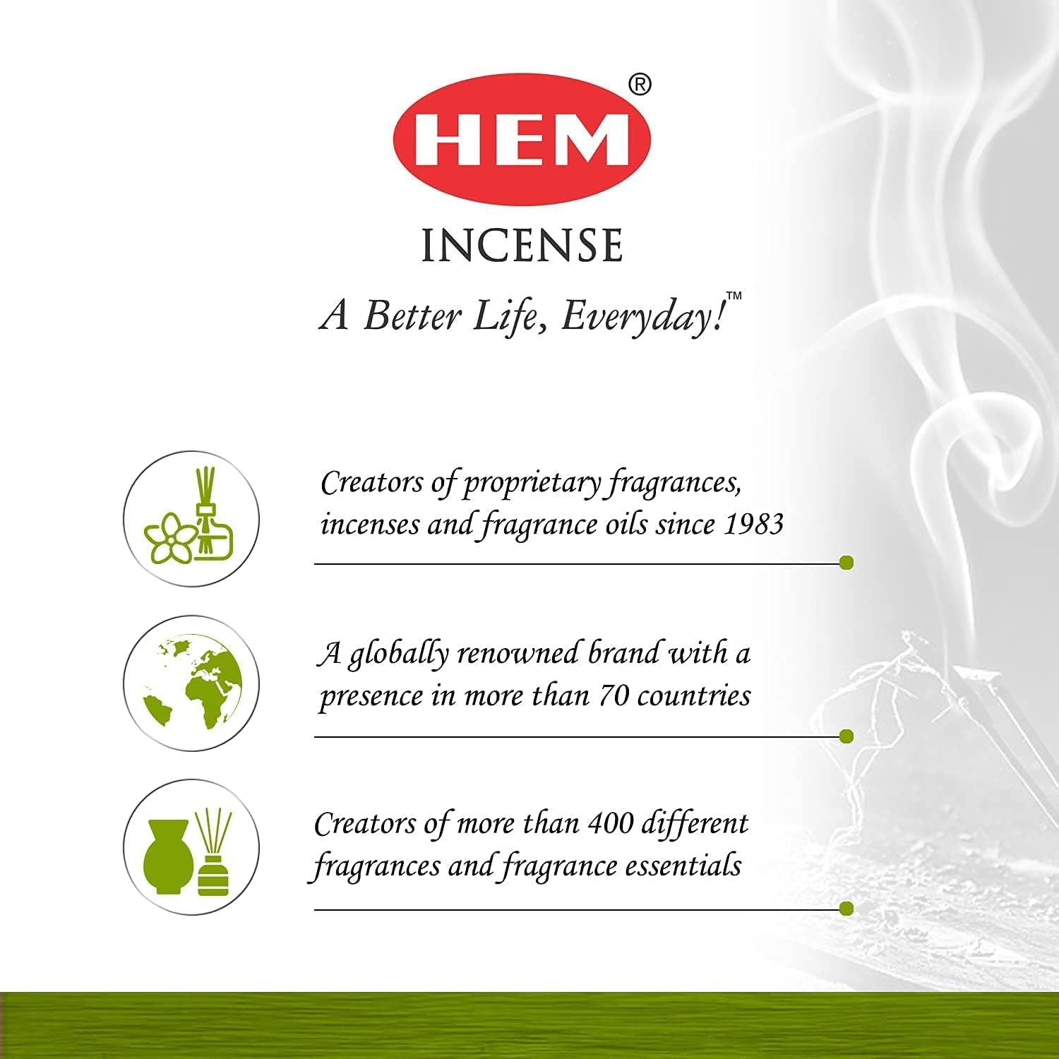 HEM Lemongrass Incense Sticks Pack of 6