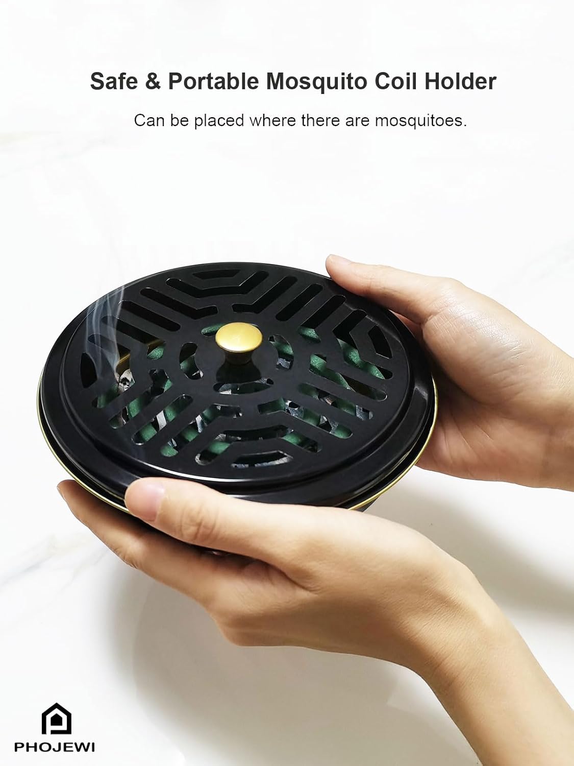 PHOJEWI Mosquito Coil Holder 2 Pack