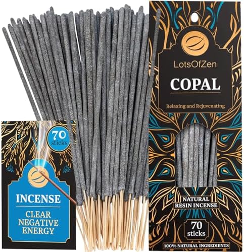 Lots Of Zen Copal Incense Sticks Smudge Kit 70 Pcs