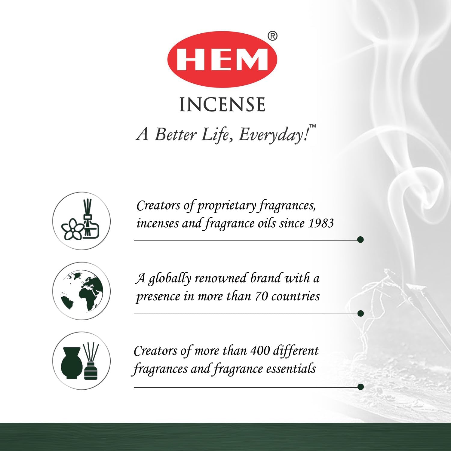HEM Jasmine Backflow Brown Incense Cones - Pack of 40
