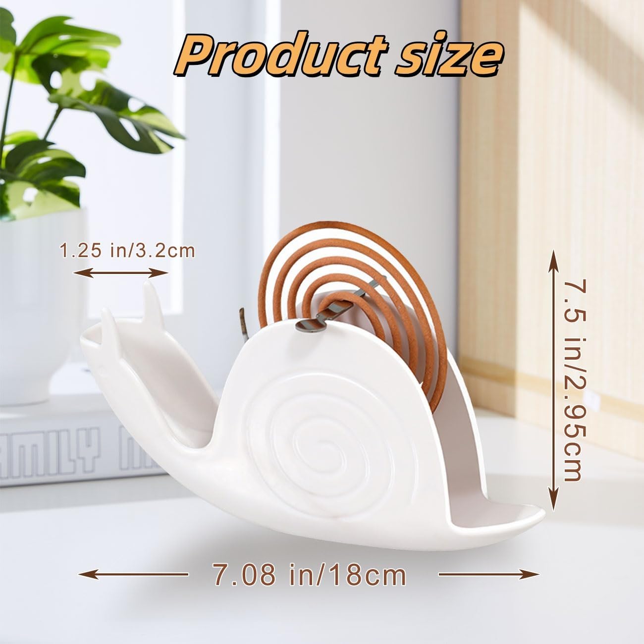Snail Mosquito Coil Holder Fireproof Incense Burner Bracket