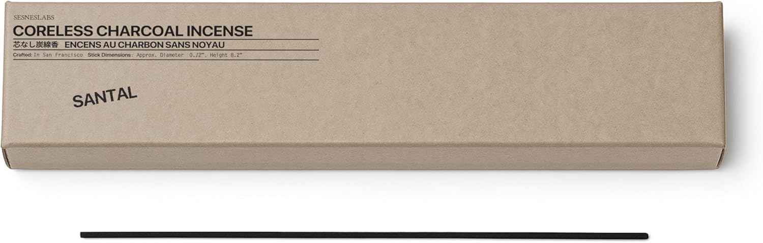 Santal Coreless Pure Incense Sticks 20-Pack