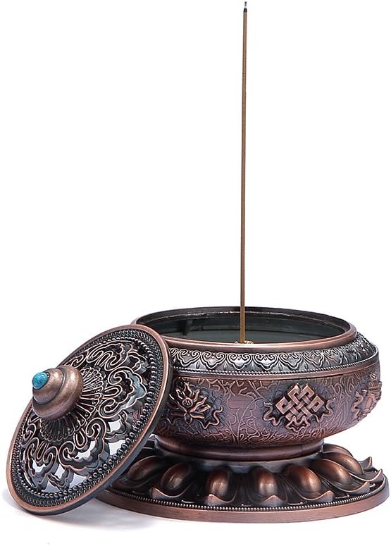 MEDOOSKY Incense Holder Burner Lotus Copper Alloy