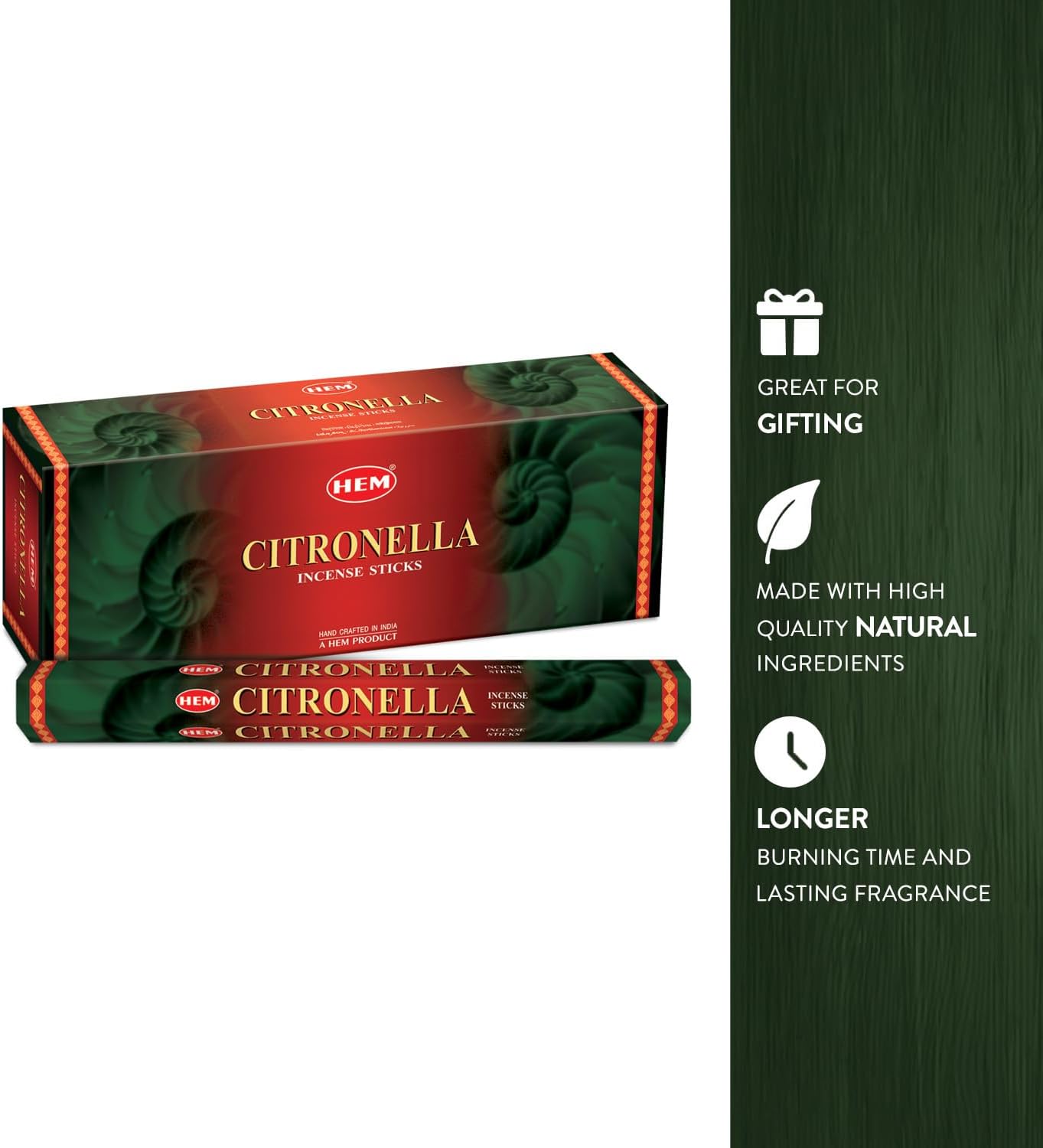 Hem Citronella Incense Sticks 120 Count