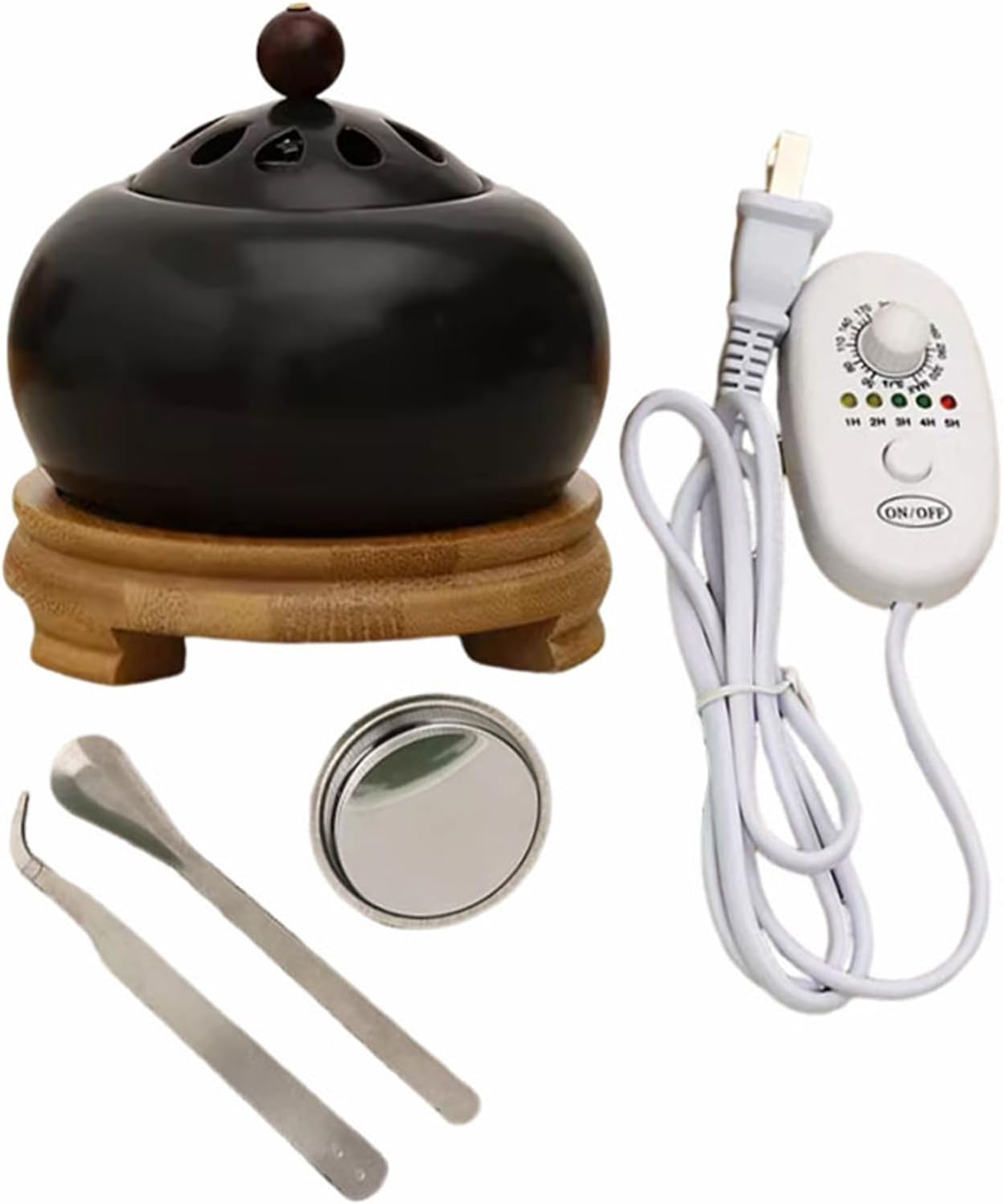 Electric Resin Burner with Timer for Home and Office Use