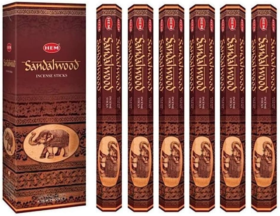 Hem Saffron Incense Sticks 120 Sticks 6 Boxes 9 Inches Long 20g per Box
