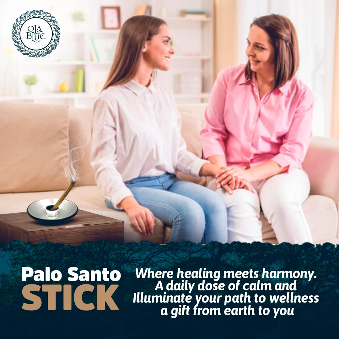 OLA BLUE Palo Santo Smudging Sticks 24-Pack from Peru