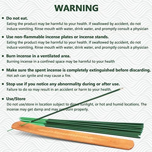 STRN Citronella Incense Sticks with Holder - 120 Sticks per Box