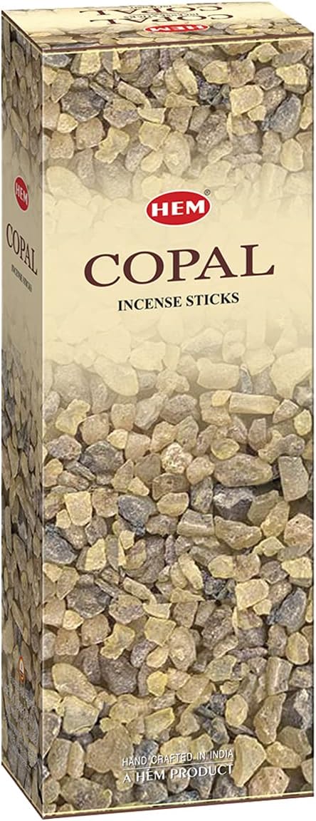 HEM Copal Incense Sticks 20 Stick Tubes Box of Six