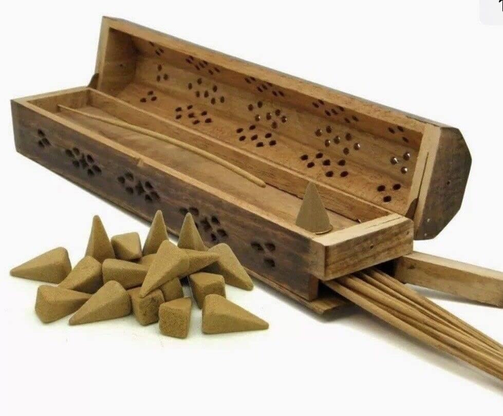 Bless International Handmade Wooden Incense Holder