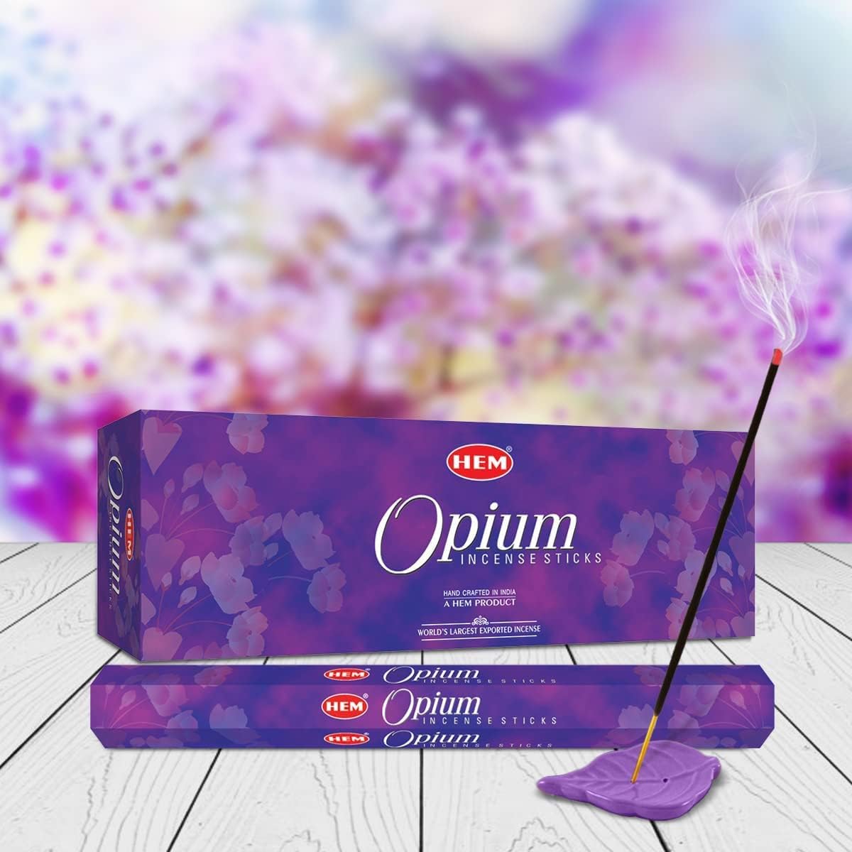 Hem Black Opium Incense Sticks 120 Sticks 6 Boxes 9 Inches