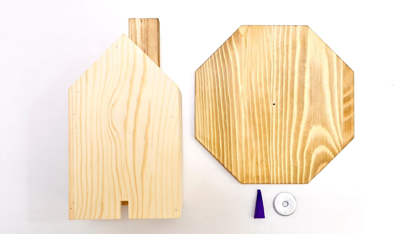 Premium Wooden House-Shaped Incense Holder for Meditation and Home Decor