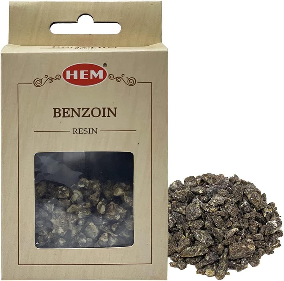 TRUMIRI Benzoin Incense Natural Aromatic Tree Resin Solid Crystals