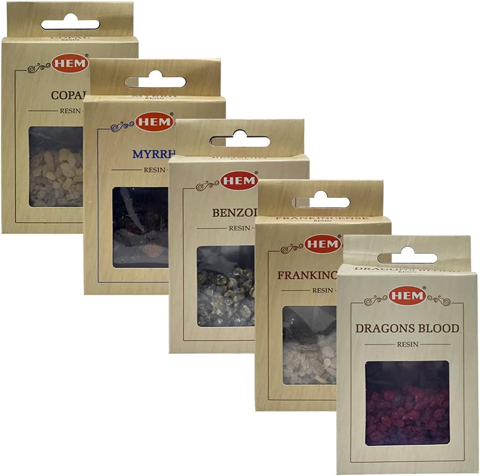 TRUMIRI Dragons Blood Benzoin Copal Incense Variety Pack 3 Sets