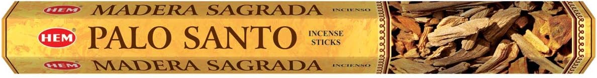 HEM Palo Santo Incense Sticks 120 Sticks 6 Packs 9 Inches