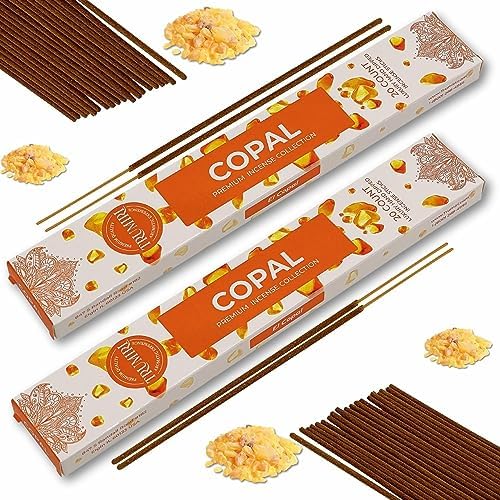 TRUMIRI Copal Incense Sticks - 40 Sticks Dual Pack