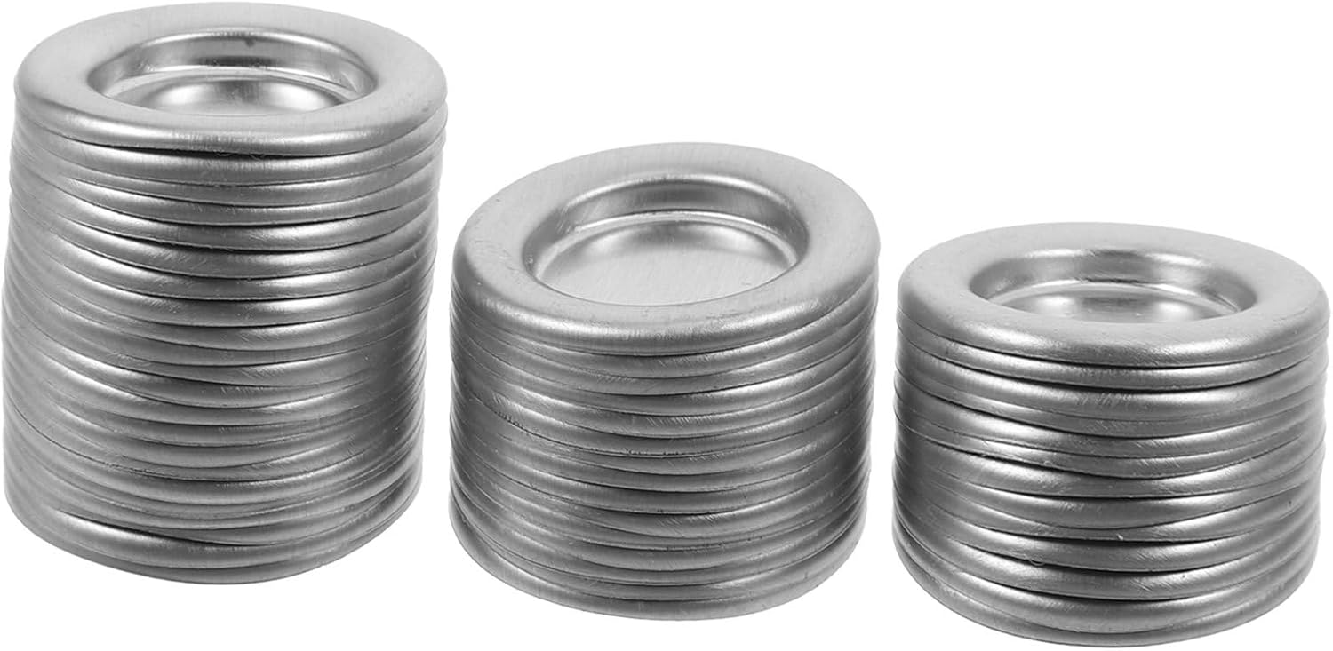 STOBAZA 50pcs Metal Incense Cone Tray for Bedroom Yoga Studio and Sauna Decor