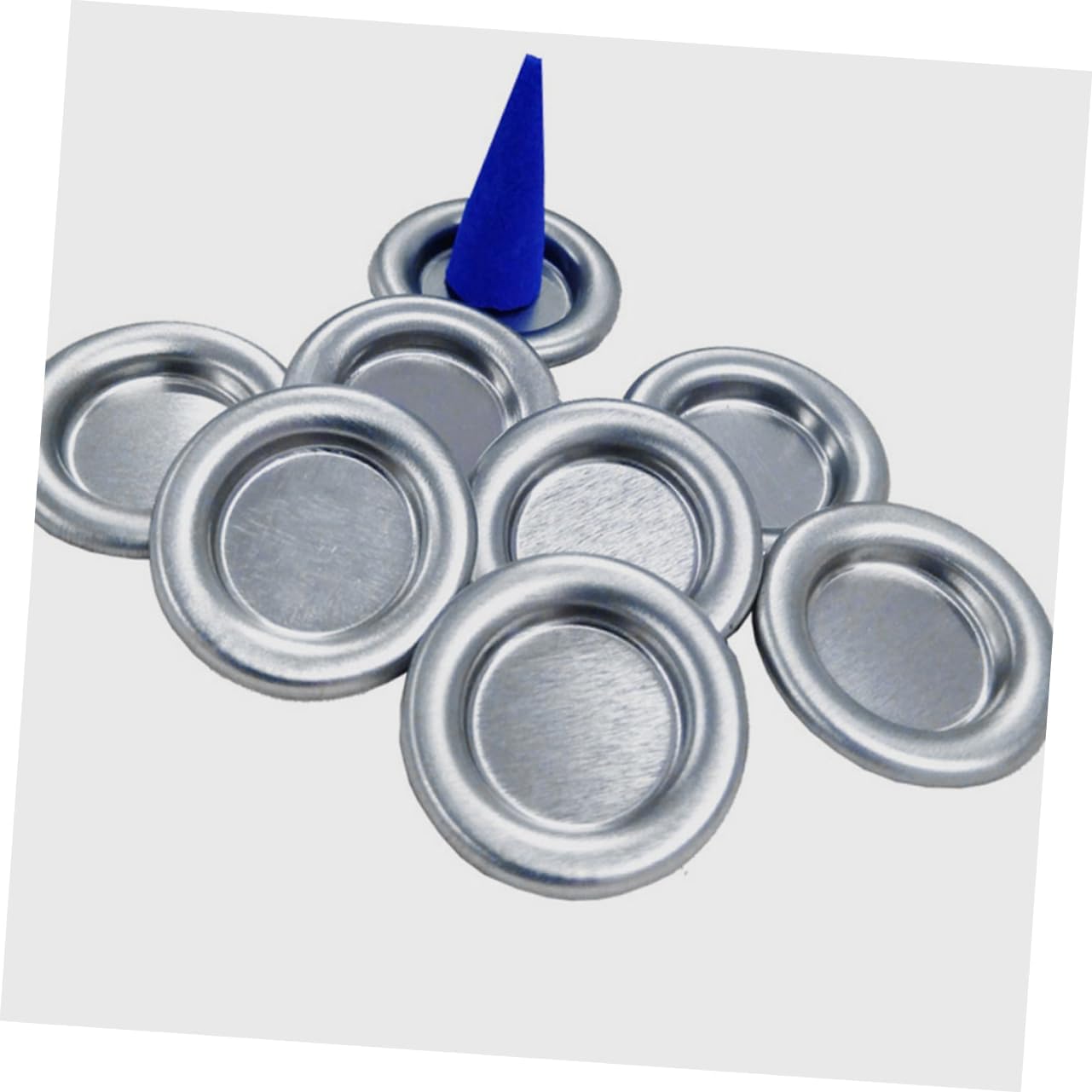 ABOOFAN 20 Pcs Alloy Incense Tray Burner for Home Decor