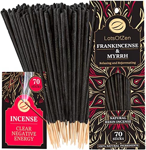Frankincense and Myrrh Incense Sticks 70 Pack