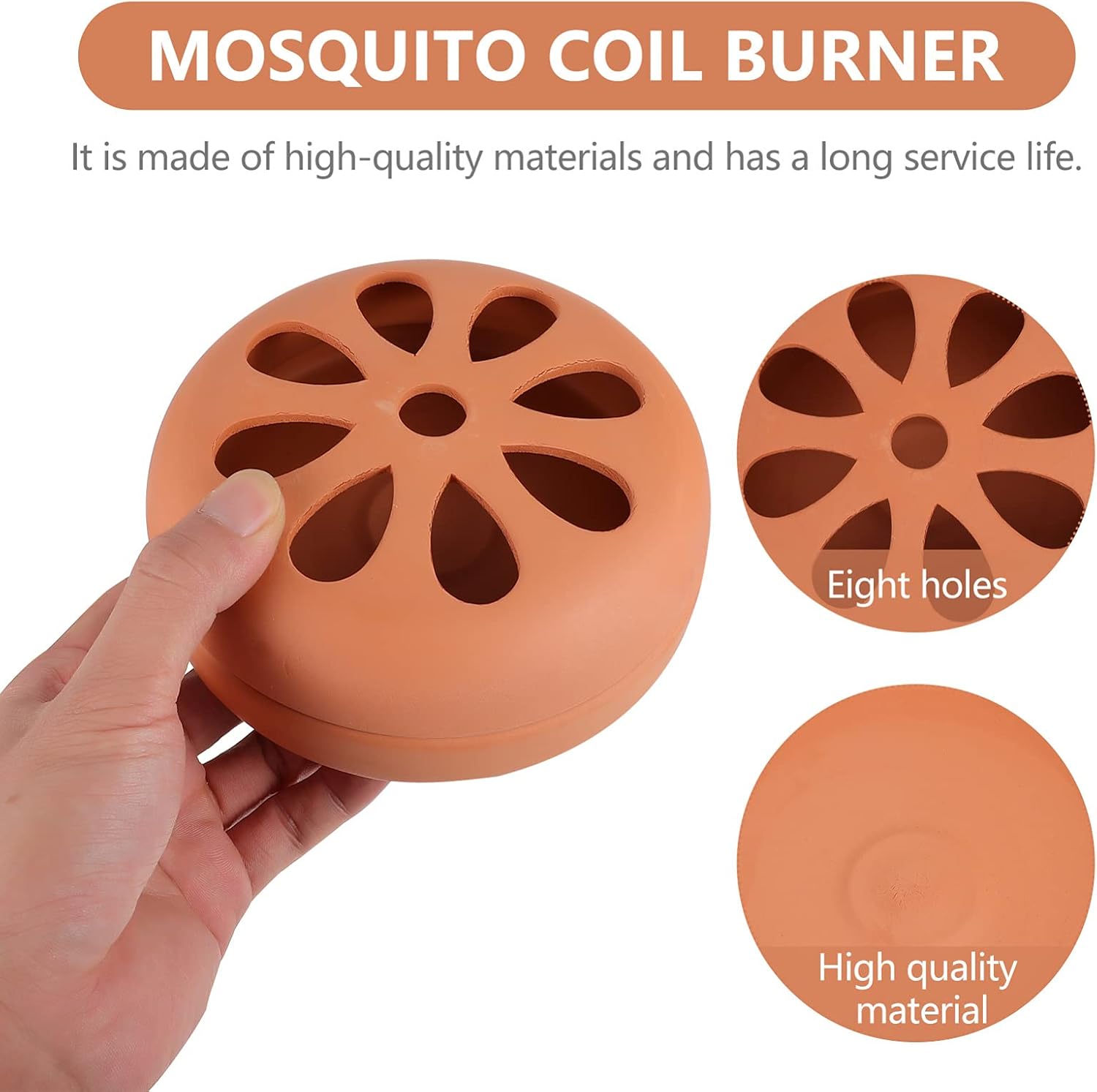 BESPORTBLE 2Pcs Resin Mosquito Coil Burner Holder
