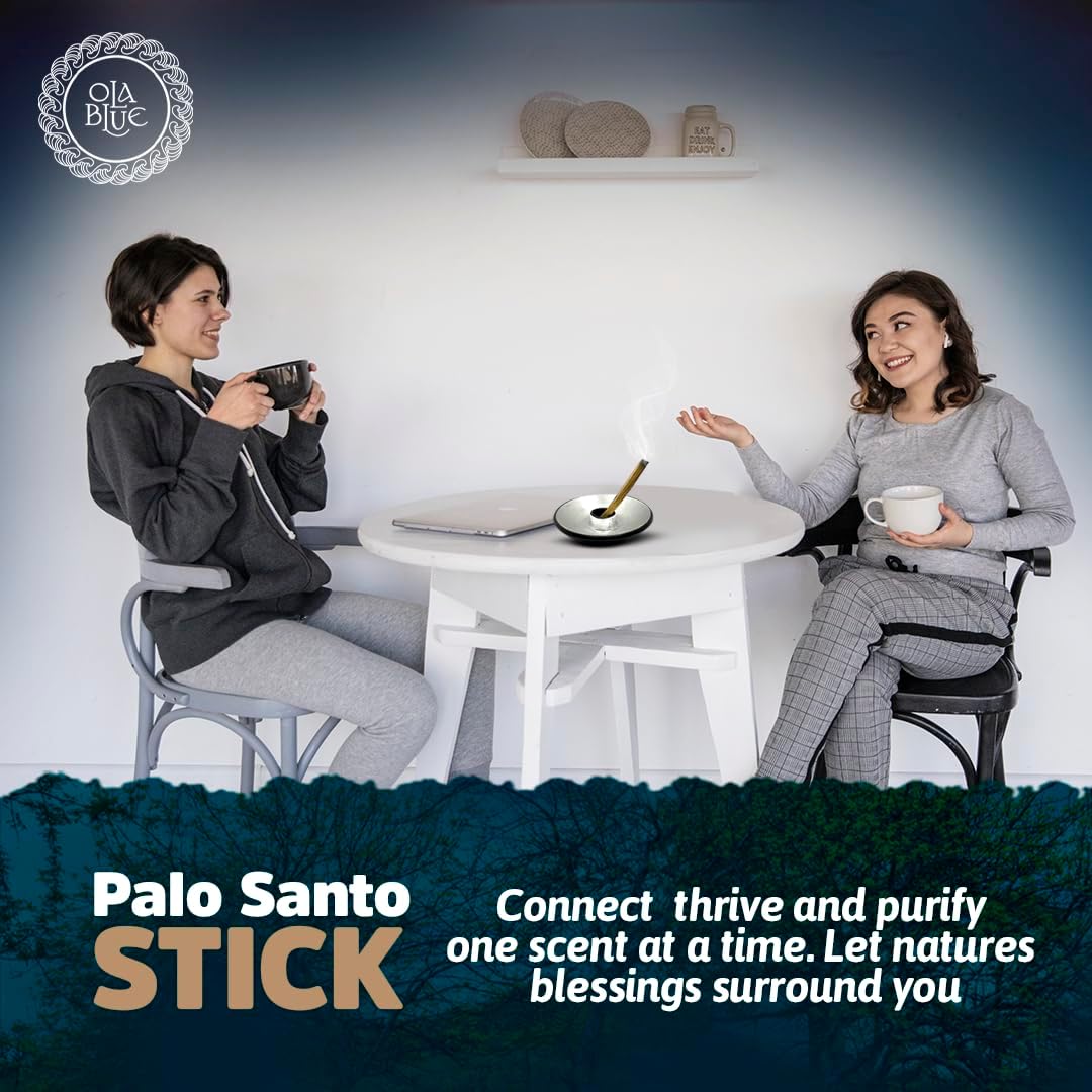 OLA BLUE Palo Santo Smudging Sticks 24-Pack from Peru