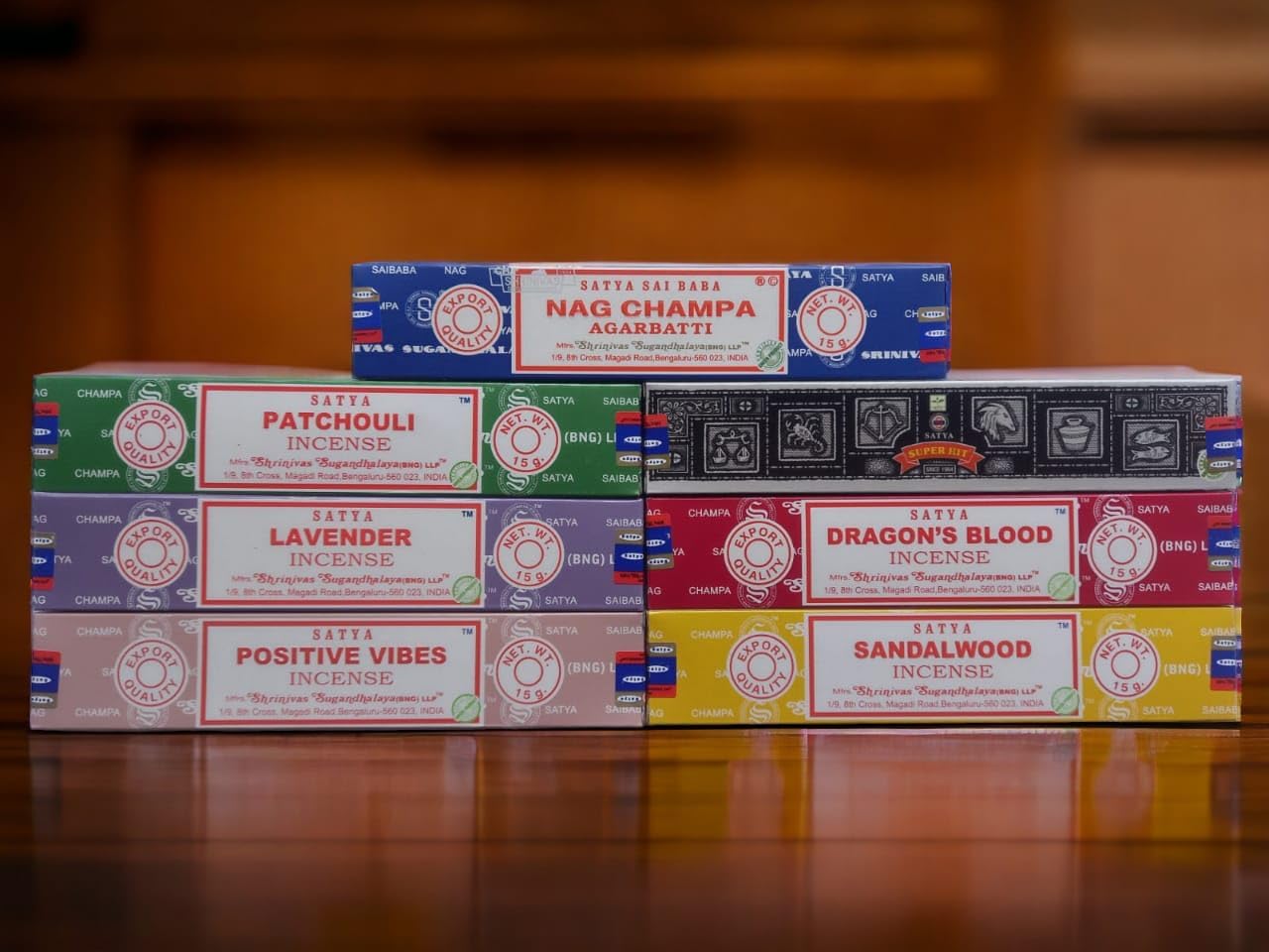 Giftbrit Satya Incense Gift Set 15gms x 7 Packs