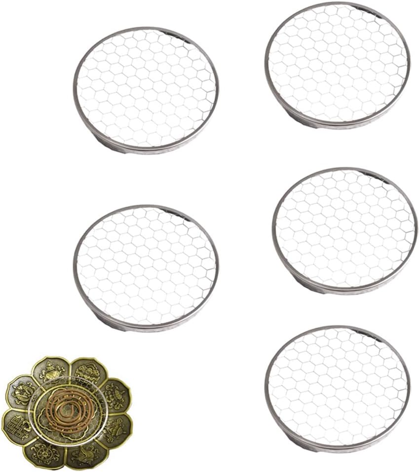 NentMent 5 Pack Charcoal Discs Burner Screen Replacement